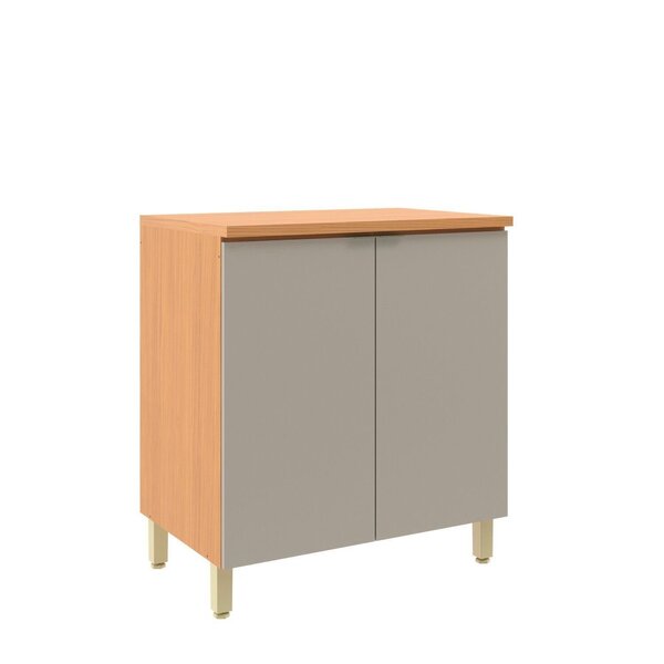 Balcão Para Cozinha 2 Portas 80cm Karine Ii Angelin/nude