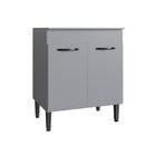 Balcão Para Cozinha 2 Portas 81,2cm X 70cm Light Cinza