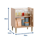 Balcão Para Cozinha 2 Portas Aveiro Be Mobiliario Cook