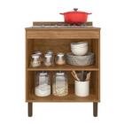 Balcão Para Cozinha 2 Portas Nature Off White Gabriela Shop Jm