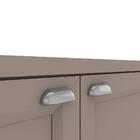 Balcão Para Cozinha 2 Portas Sem Tampo Caen Fume