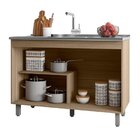 Balcão Para Cozinha 2 Portas Sem Tampo Para Pia Sintra/siena