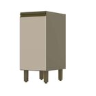 Balcão Para Cozinha 35cm 1 Porta Évelin  Duna/cristal