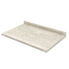 Balcão Para Cozinha 3 Gavetas 2 Portas Com Tampo Emily Cinza/