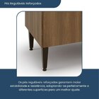 Balcão Para Cozinha 3 Gavetas Paris Nogal Manchester