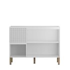 Balcão Para Cozinha 3 Portas 2 Gavetas 120cm Branco/ Artico