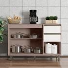 Balcão Para Cozinha 3 Portas Com Tampo Inglewood Capuccino Of