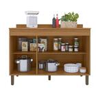 Balcão Para Cozinha 3 Portas Nature Off White Jade Peternella