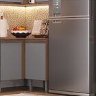 Balcão Para Cozinha 40cm 1 Porta Athena Móveis Freijo /cinza