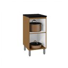 Balcão Para Cozinha 40cm 1 Porta Evidence  Carvalho