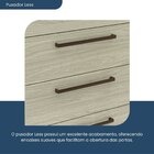 Balcão Para Cozinha 4 Gavetas Evolution Plus   Tannat/legno C