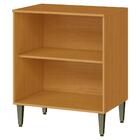 Balcão Para Cozinha 70cm 2 Portas 100% Mdf Luna Cinamomo/bran