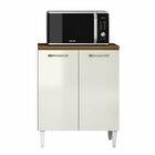 Balcão Para Cozinha 70cm 2 Portas Halena Atacama/off White