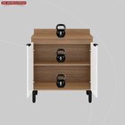 Balcão Para Cozinha 80cm 2 Portas Firenze Amendola Touch/bran