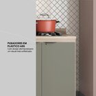 Balcão Para Cozinha 80cm 2 Portas Firenze Avena Touch/menta