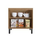 Balcão Para Cozinha 80cm 2 Portas Montana/grafite