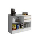 Balcão Para Cozinha Barcelona Sallêto Branco