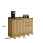 Balcão Para Cozinha Barcelona Sallêto Carvalho