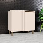 Balcão Para Cozinha Canto Reto 1 Porta 100% Mdf Aurora Espres