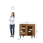 Balcão Para Cozinha Canto Reto Toscana Espresso Móveis Freijó