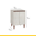 Balcão Para Cozinha Com 2 Portas 60 X 86 Cm New Mdp Legno Nog