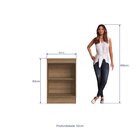 Balcão Para Cozinha Com Rodapé 60cm 1 Porta Paola Delmarco Me