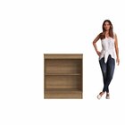 Balcão Para Cozinha Com Rodape 80cm 2 Portas Paola  Mel/branc