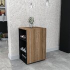 Balcão Para Cozinha Com Tampo Retrátil Enjoy Appunto Castanho