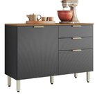 Balcão Para Cozinha Em Mdp 2 Portas E 2 Gavetas Alba Amêndola