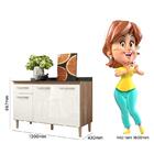 Balcão Para Cozinha Fit 120cm Com Tampo - Nicioli