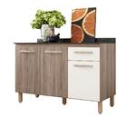 Balcão Para Cozinha Fit 120cm Com Tampo - Nicioli