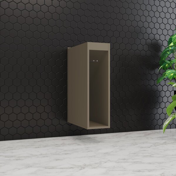 Balcão Para Cozinha Porta Toalha 100% Mdf Aurora Espresso Móv