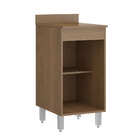 Balcão Para Cozinha Sabrina 1 Porta 2 Prateleiras Avelã/branc