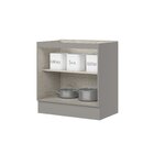 Balcão Para Cozinha Sem Tampo 2 Portas 1 Prateleira Americana