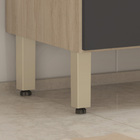 Balcão Para Cozinha Sem Tampo 3 Portas 2 Gavetas Miss D02 Ave