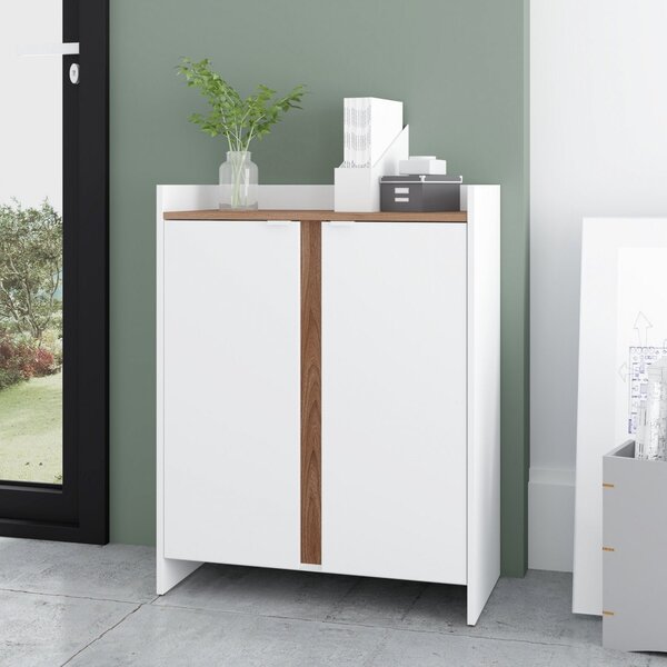 Balcão Para Escritório 2 Portas 2 Prateleiras Office Brv Móve