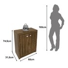 Balcão Para Escritório 2 Portas Me4103 Tecno Mobili