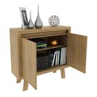 Balcão Para Escritório 90cm Com 2 Portas E 1 Prateleira Me418