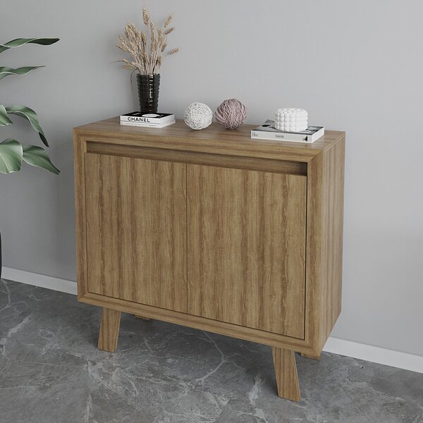 Balcão Para Escritório 90cm Com 2 Portas E 1 Prateleira Me418