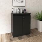 Balcão Para Escritório Com Chave Preto