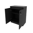 Balcão Para Escritório Com Chave Preto