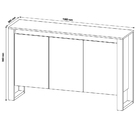 Balcão Para Escritório Home Office Me4147 Branco G69 - Gran B