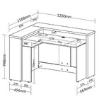 Balcão Para Escritório Para Atendimento/recepção  Freijó/bran