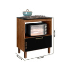 Balcão Para Fogão Cooktop 4 Bocas Com Espaço Para Forno Elétr