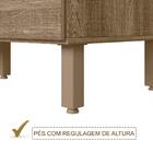 Balcao Para Forno Com Tampo Cooktop 80cm Mdf Kali Nicioli