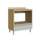 Balcão Para Forno Com Tampo E Gaveta Paris 3312 Casamia