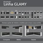 Balcão Para Forno De Embutir 80 X 60 Cm Sem Tampo Branco/pret