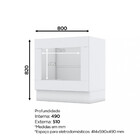 Balcão Para Forno De Embutir C367 Americana Henn