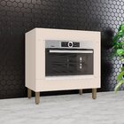 Balcão Para Forno De Embutir Com Tampo 100% Mdf Aurora Espres