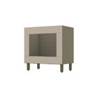 Balcão Para Forno De Embutir Évelin  Duna/cristal